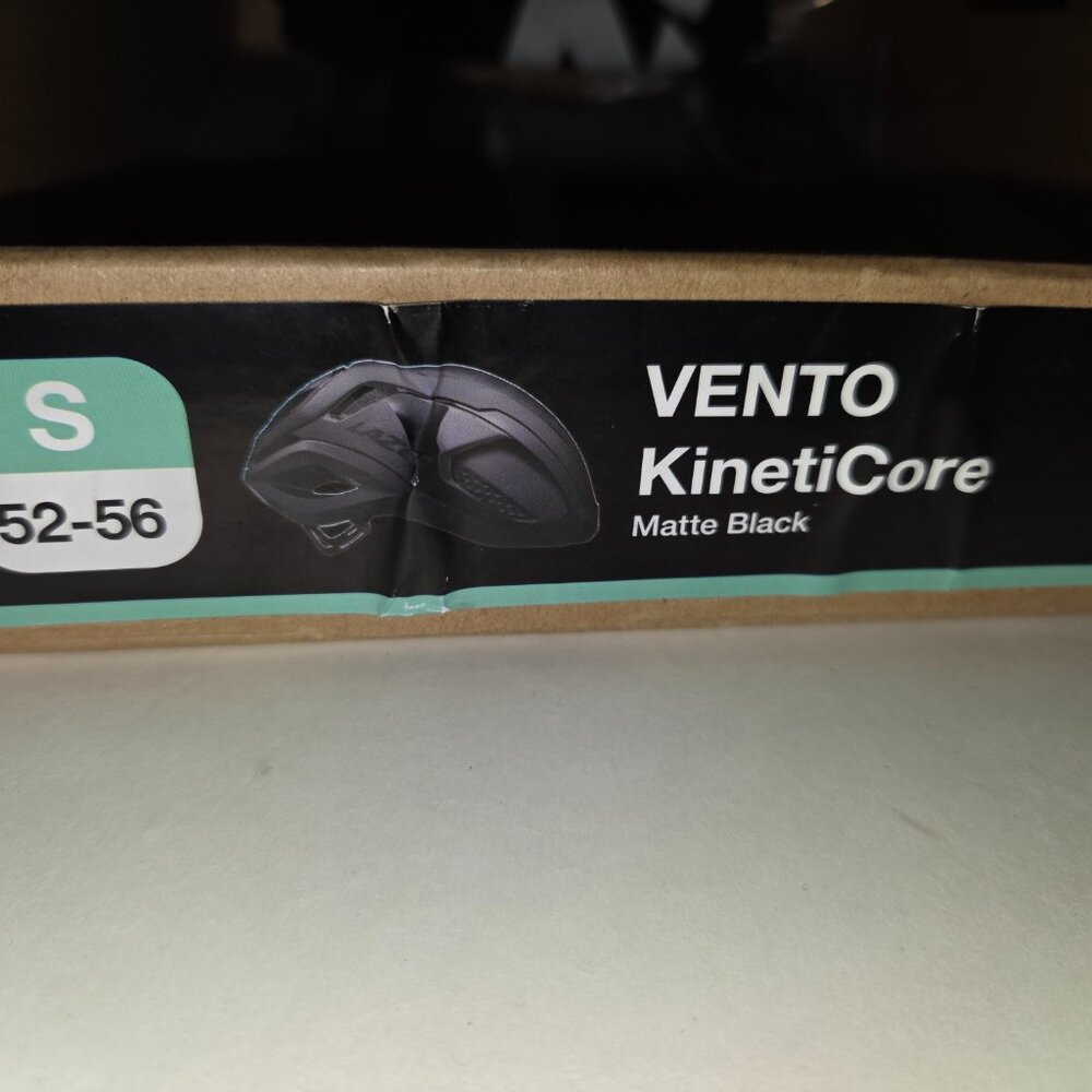 LAZER Vento Kineticore Black Small 52-56cm Retail $300 New in Box - Picture 5 of 14